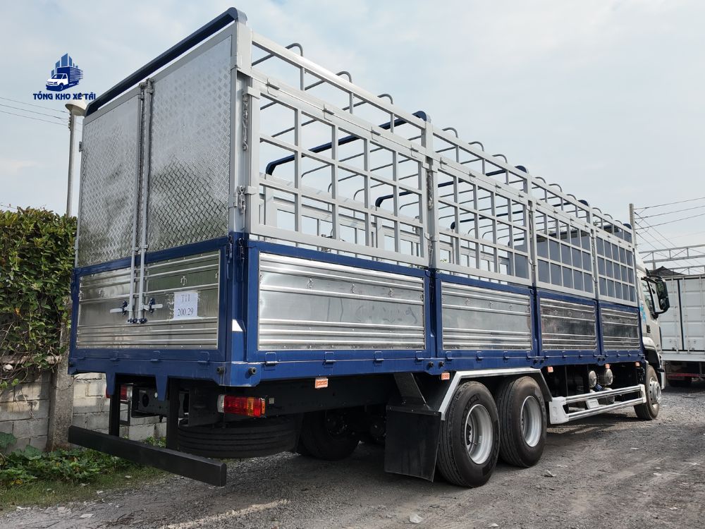 CHENGLONG 3 CHÂN H5 CẦU LẾT THÙNG MUI BẠT DÀI 9.9M - 2025